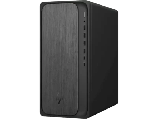 HP OmniDesk M02-F1004in 282K2PA side profile showing slim tower design.