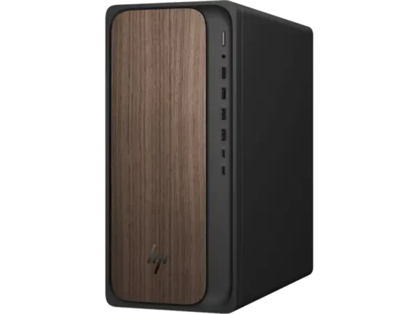 HP OmniDesk AI M03-0021in D32E9PA side profile showing sophisticated design.