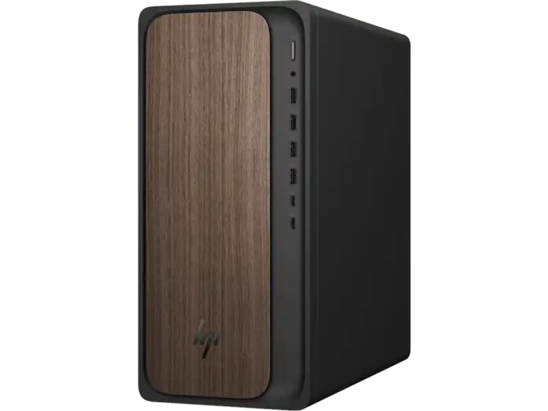 HP OmniDesk AI M03-0021in D32E9PA side profile showing sophisticated design.