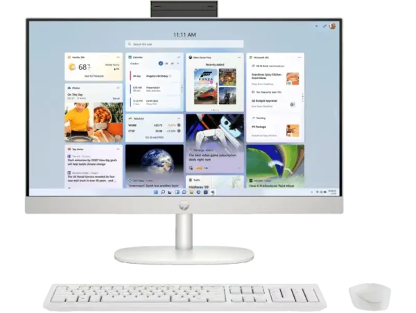 HP All-in-One 24-cr0023in 82S66PA front view - HP AIO price Bangalore.