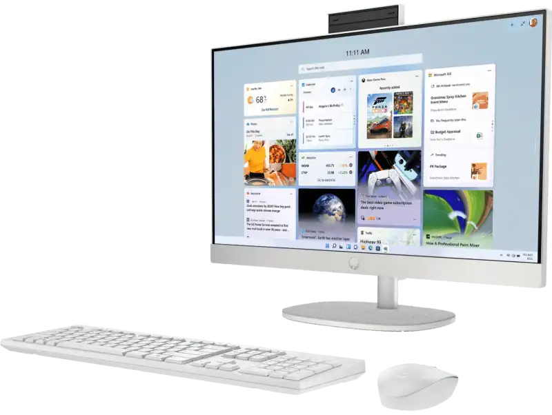 HP All-in-One 24-cr0905in CK0U7PA display showing high-res IPS panel.