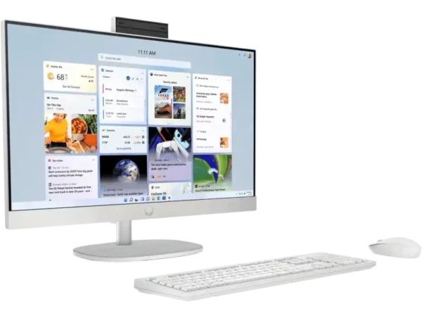 HP All-in-One 24-cr0905in CK0U7PA side profile showing slim design.