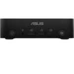 ASUS ExpertCenter PN54 Mini PC front panel with power button, audio jack, and USB ports.