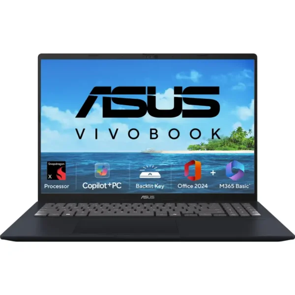 ASUS Vivobook 16 X1607QA-MB049WS Snapdragon X AI laptop price Bangalore.