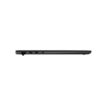 ASUS Zenbook S 14 OLED UX5406SA left side profile view showing ports including USB-C and headphone jack in black finish