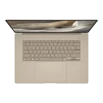 ASUS Zenbook A16 OLED UX3607OA-SQ083WS laptop with Snapdragon X Plus, 48GB RAM, 512GB SSD, 16-inch screen.