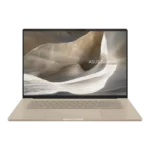 ASUS Zenbook A16 OLED UX3607OA-SQ083WS laptop with Snapdragon X Plus, 48GB RAM, 512GB SSD, and 16-inch display.