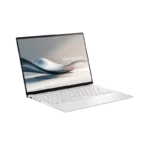 ASUS Zenbook S14 OLED UX5406AA-SU189WS laptop with Intel Core Ultra 9, 32GB RAM, 1TB SSD, and 14" 120Hz touchscreen.