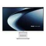 ASUS V440VA-TWC5003WS All-in-One PC with 23.8" FHD display and white stand.