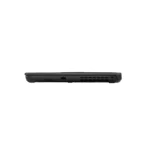 Side view of black ASUS TUF Gaming A15 laptop showing ports and vents.