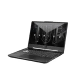 ASUS TUF Gaming A15 FA506NCQ-HN010WS laptop with TUF Gaming logo on screen.