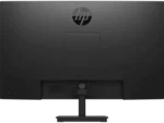 Back view of HP P27 G5 FHD Monitor (64X69AA) with HP logo and stand connection.