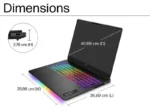 HP OMEN MAX 40.6 cm (16) Gaming Laptop 16-ah0076TX, Black - 32 GB RAM - (B90KQPA) - Image 8