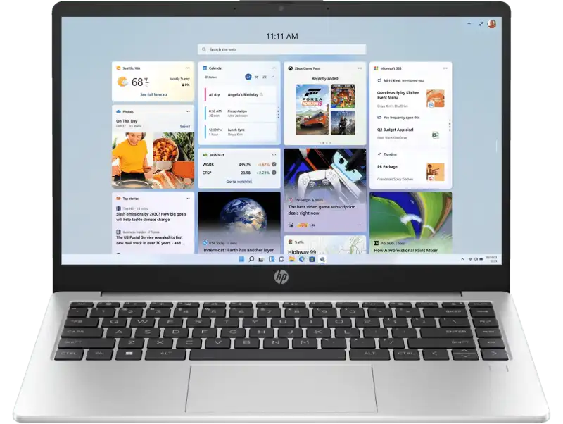 HP 240R G10 business laptop with 14-inch FHD display, Intel Core 5 processor, 16GB RAM, and 512GB SSD.