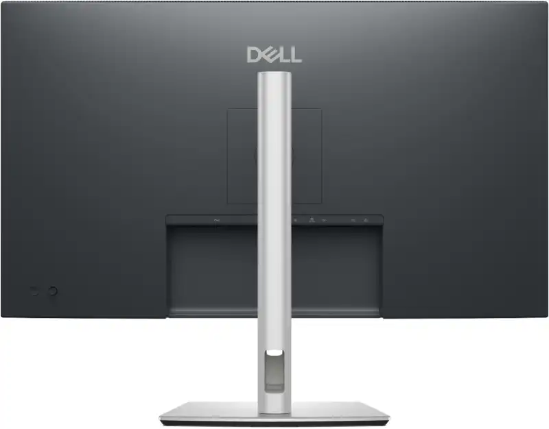 Dell P3225QE 32-inch 4K USB-C hub monitor rear view with stand.