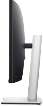 Dell P3424WEB 34-inch WQHD IPS video conferencing monitor with a sleek silver stand.