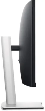 Dell P3424WEB 34-inch WQHD IPS video conferencing monitor with a sleek silver stand.