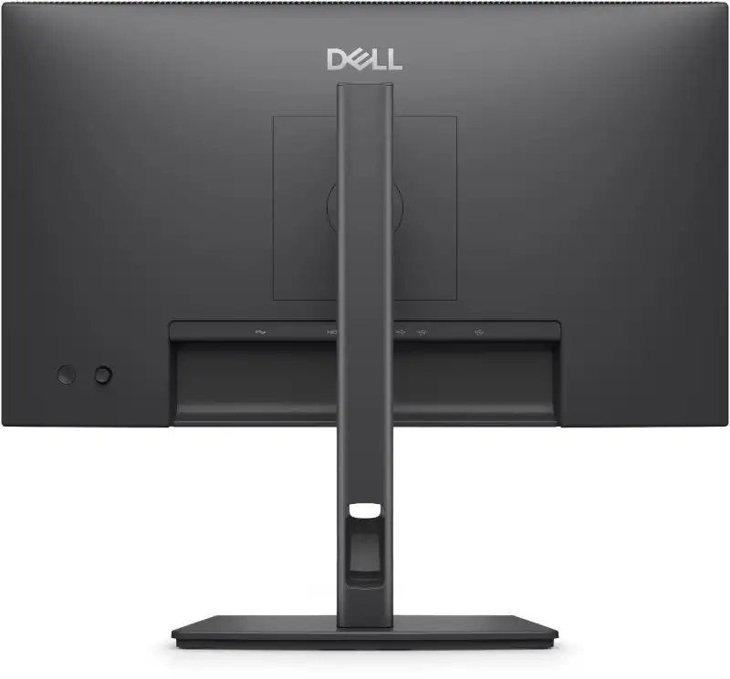 Dell Pro P2226H monitor back view with ports and stand.