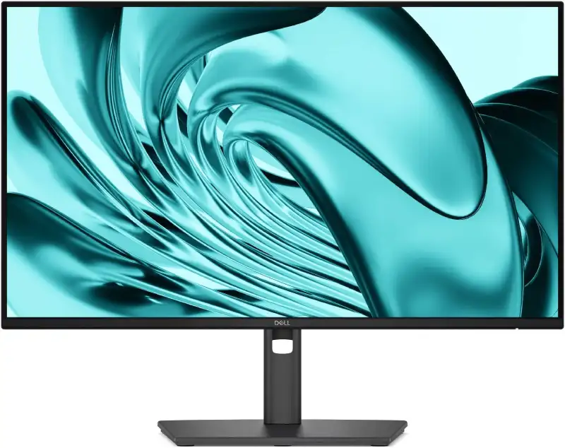 Dell Pro P2426H 23.8-inch FHD IPS monitor with a teal abstract background.