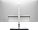 Back of Dell UltraSharp 27 4K Thunderbolt Hub Monitor U2725QE with ports and stand.