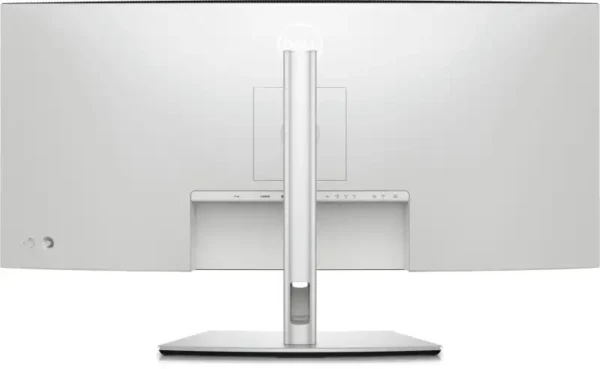 Dell UltraSharp 34 Curved Thunderbolt Hub Monitor U3425WE rear view showing ports and stand.
