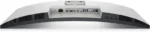 Dell UltraSharp 34 Curved Thunderbolt Hub Monitor U3425WE rear ports: power, HDMI, USB-C, DisplayPort, and Ethernet.