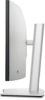 Dell UltraSharp 34 Curved Thunderbolt Hub Monitor U3425WE side view in silver.
