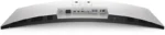 Dell UltraSharp 38 U3824DW curved USB-C hub monitor rear ports including HDMI, USB-C, and Ethernet.