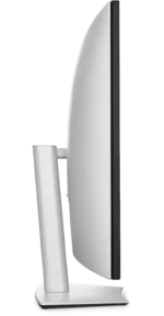 Dell UltraSharp 52 Thunderbolt Hub Monitor U5226KW side profile showing white stand and screen.