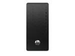 HP 285 Pro G8 Microtower Desktop PC with textured front panel and HP logo.