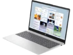 HP 15-fc0500AU silver laptop with 15.6-inch FHD display, AMD Ryzen 3 processor, and 8GB RAM.