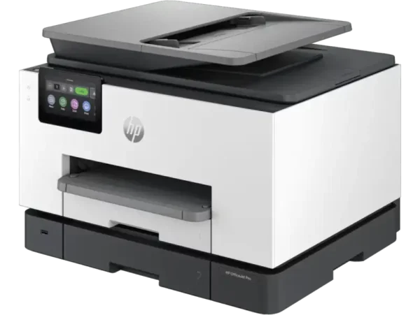HP OfficeJet Pro 9130 All-in-One Inkjet Printer with 3.0" color touchscreen and USB interface.