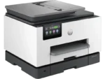 HP OfficeJet Pro 9130 All-in-One color inkjet printer with 3.0" touchscreen and USB interface.