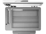 Top view of HP OfficeJet Pro 9730 wide format A3 inkjet printer with scanner and copier.