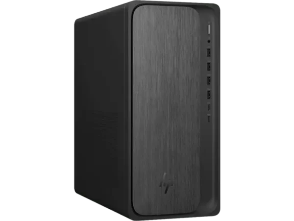 HP OmniDesk M02-0003in tower PC with AMD Ryzen 5 processor and 8GB DDR5 RAM.