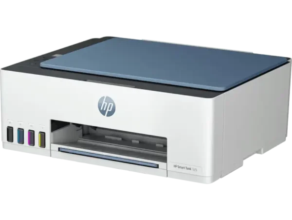 HP Smart Tank 525 all-in-one color inkjet printer with scanner and copier.