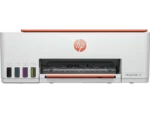 HP Smart Tank 529 all-in-one printer with color ink tanks and HP logo.