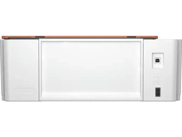 HP Smart Tank 529 printer back panel with USB and power ports.