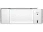 Back view of HP Smart Tank 580 All-in-One printer showing USB and power ports.