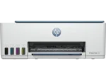 HP Smart Tank 585 all-in-one color inkjet printer with ink tanks and HP logo.