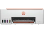 HP Smart Tank 589 All-in-One color inkjet printer with USB interface and LED indicators.