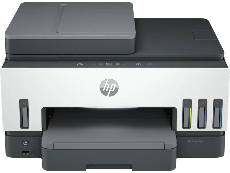 HP Smart Tank 790 Wi-Fi All-in-One printer with ADF and Magic Touch Panel.