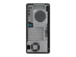 Back panel of HP Z2 Tower G9 Workstation showing ports and fans.