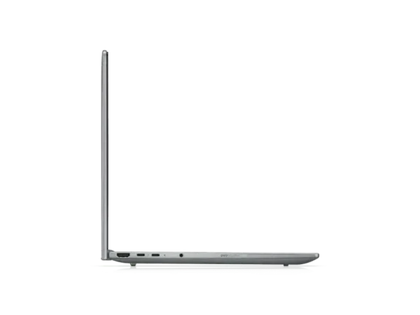 Side view of a silver HP ZBook 8 G1i mobile workstation laptop showing ports.