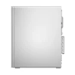 Lenovo IdeaCentre Tower 08IRH9 – 90XW0055IN desktop tower in silver finish viewed from the side, available at YourShoppy.com.