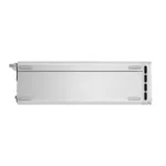 Bottom view of the Lenovo IdeaCentre Tower 08IRH9 – 90XW0055IN desktop featuring a clean white chassis with four rubber feet.