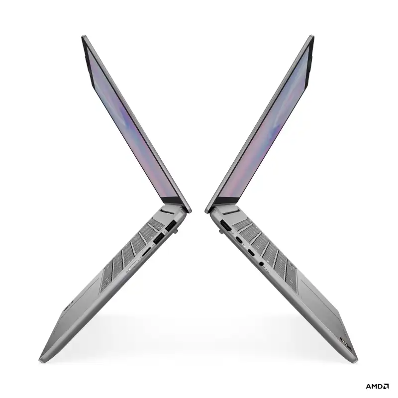 Lenovo IdeaPad Slim 5 14AKP10-83HX009DIN laptop with AMD Ryzen AI 7 processor and 14" OLED display.