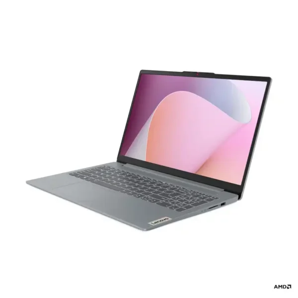Lenovo IdeaPad Slim 3 15AMN8 laptop with AMD Ryzen 5 processor, 16GB RAM, 512GB SSD, and 15.6" FHD display.