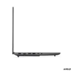 Lenovo LOQ 15ARP10E-83S000CPIN laptop side profile with ports and AMD logo.