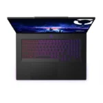 Lenovo Legion 9 18IAX10-83EY0060IN laptop with RGB keyboard and futuristic wallpaper.